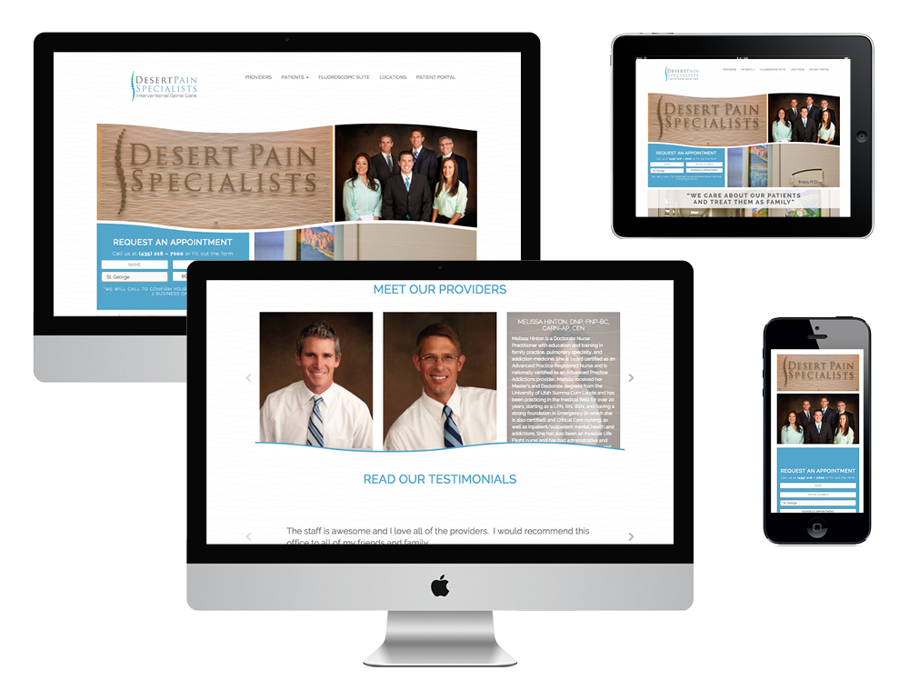 Desert Pain Specialists Website Design