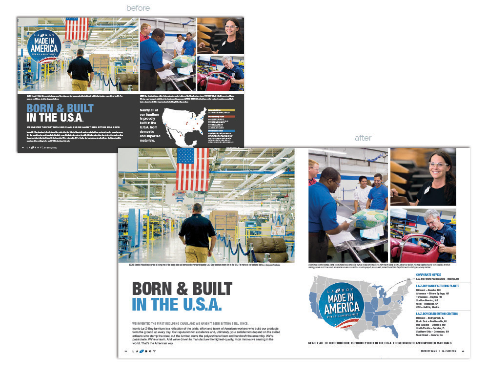 La-Z-Boy Catalog Refresh USA
